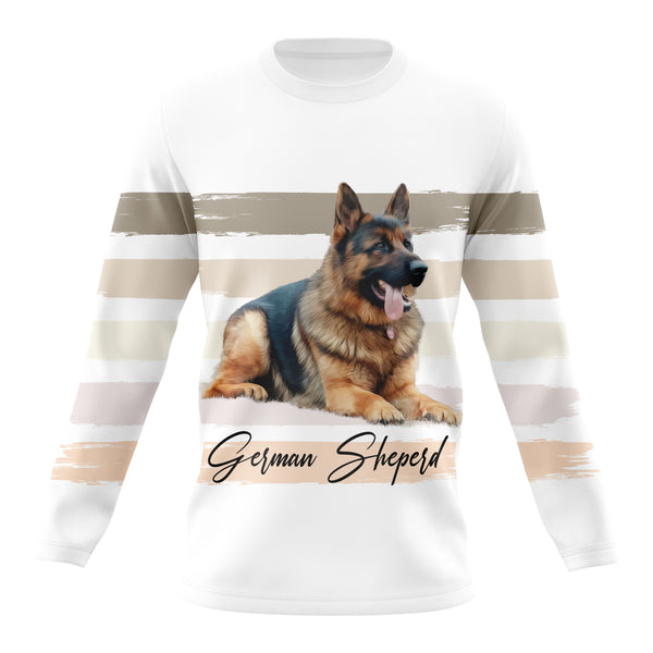 Custom Dog Lover T-shirt Long Sleeve Hoodie| Dog Photo Shirt Dog Lover Tee Gift for Dog Mom Dog Dad| JTSD293