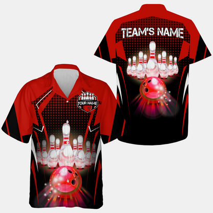 Custom Bowling Shirts Hawaii Bowling Team Jersey QZT59-1