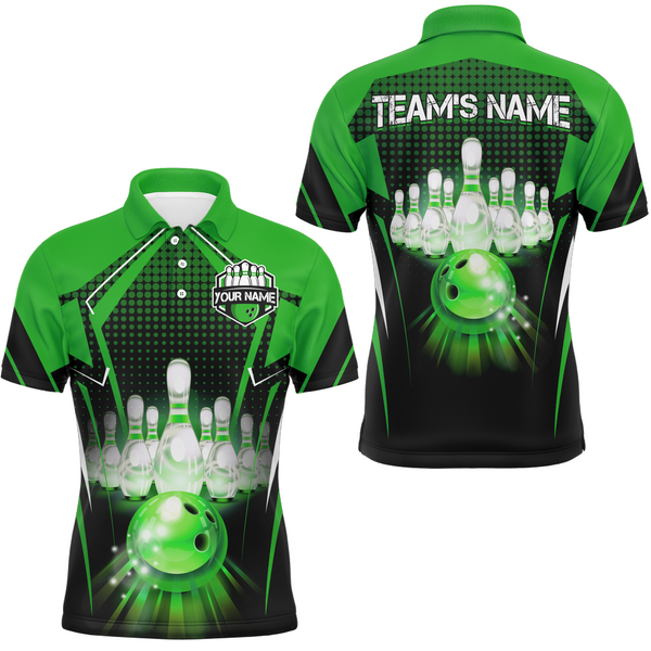 Custom Bowling Shirts Bowling Team Jersey Bowling Polo Shirt for Men QZT59