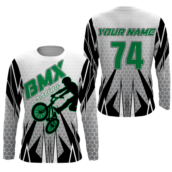 Custom BMX racing jersey UPF30+ Freestyle riding shirts off-road Cycling adult&kid team racewear| SLC36