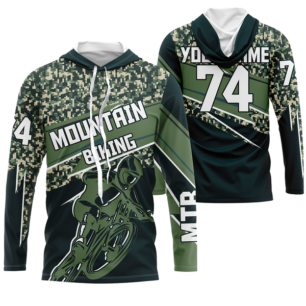 Personalized MTB racing jersey UPF30+ Mountain Biking camouflage shirt Cycling adult&kid racewear| SLC47