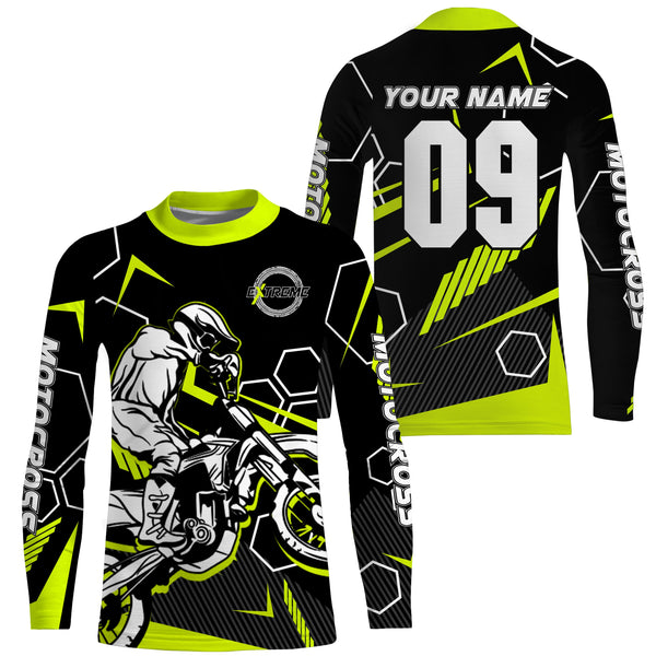 Personalized MX jersey youth men women Motocross racing shirt UPF30+ dirt bike extreme off-road PDT252