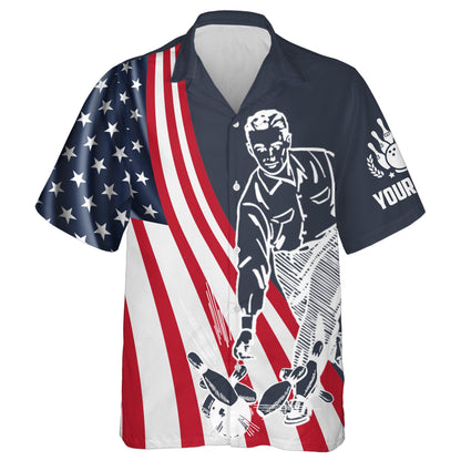 Grab Your Balls We're Going Bowling Hawaiian Shirt Custom Bowling Jersey Men USA Bowling Shirt BDT53
