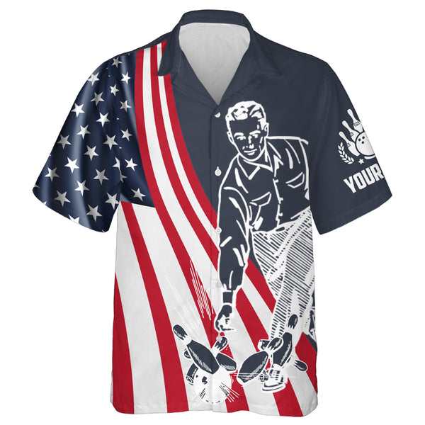 Grab Your Balls We're Going Bowling Hawaiian Shirt Custom Bowling Jersey Men USA Bowling Shirt BDT53