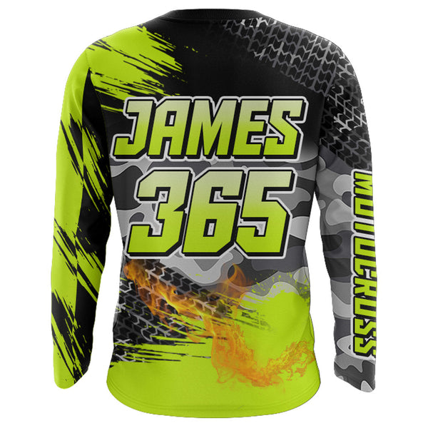 ATV Motocross Racing Jersey Upf30+ ATV Quad Bike Motorcycle Riding Shirt ATV Racing Jersey MX14