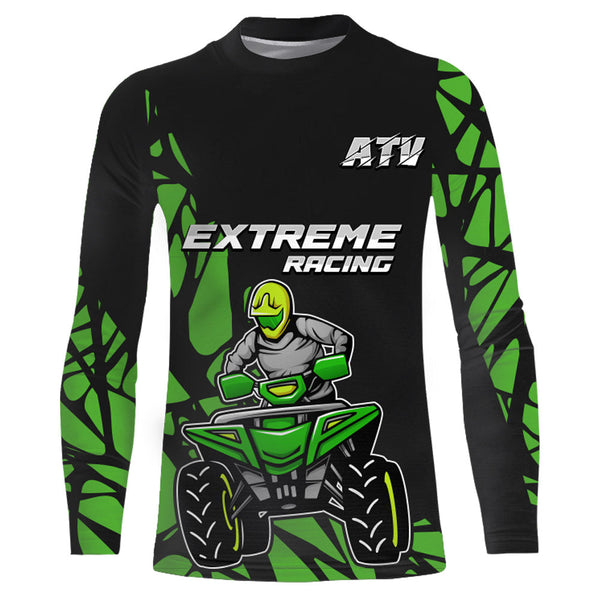 ATV Motocross Racing Jersey Upf30+ Quad Bike Jersey Men Kid Women ATV Riding Shirt MX16