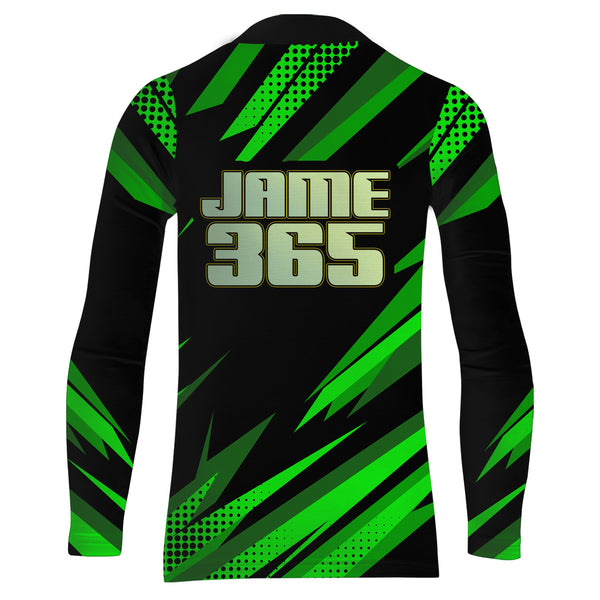 Motocross Jersey Kid Men Women Green Upf30+ MX Racing Dirt Bike Shirt Extreme Off-Road XM31