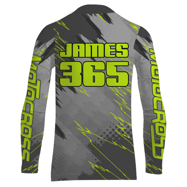 Motocross Shirt Dirt Bike Jersey for Men Kid Women UPF30+ MX Racing Jersey Off-Road XM240