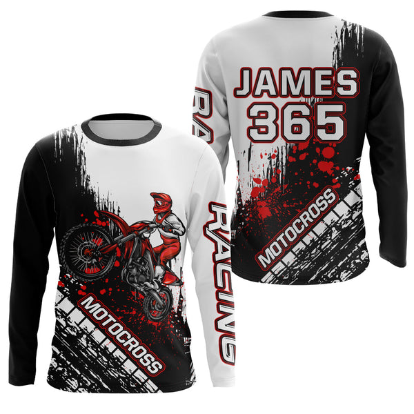 Motocross Racing Jersey Upf30+ Youth Dirt Bike Shirt Men Kid Women Motorcycle Jersey XM243