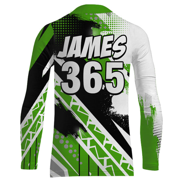 Motocross Racing Jersey Green Motox Upf30+ Dirt Bike Motorcycle Shirt Kid Men Off-road Youth XM141