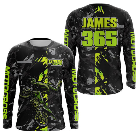 Motocross Dirt Bike Racing Jersey Men Kid Youth Upf30+ Custom Off-road MX Jersey XM190