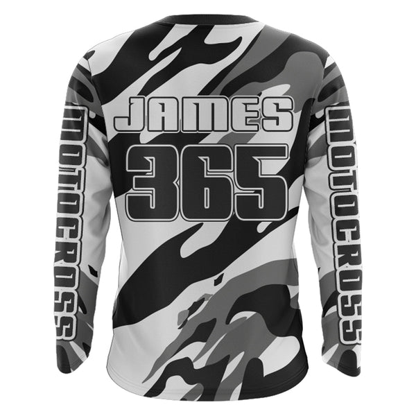 ATV Motocross Jersey Upf30+ Quad Bike Shirt Off-Road Racing Jersey Kid Men ATV Motorcycle MX12