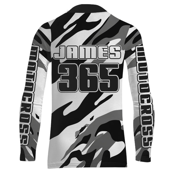 ATV Motocross Jersey Upf30+ Quad Bike Shirt Off-Road Racing Jersey Kid Men ATV Motorcycle MX12