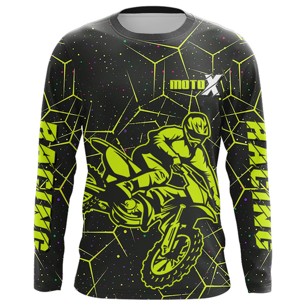 Motocross Racing Jersey Men Kid Youth Upf30+ Dirt Bike Off-road Jersey Motorcycle Shirt XM232