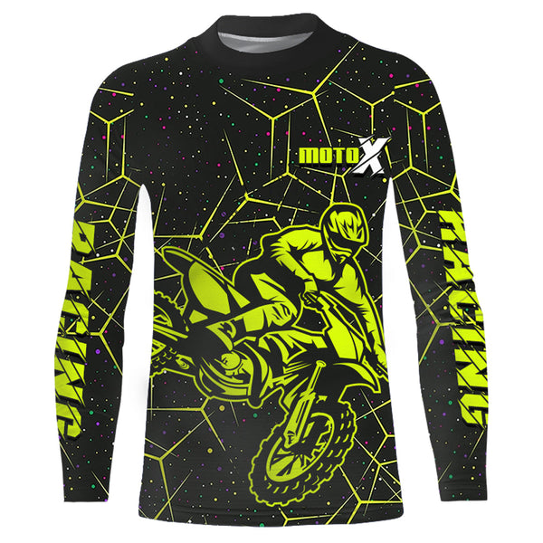 Motocross Racing Jersey Men Kid Youth Upf30+ Dirt Bike Off-road Jersey Motorcycle Shirt XM232