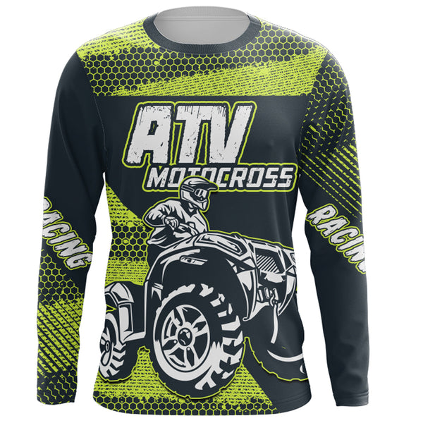 ATV Quad Bike Jersey Men Kid Women Motocross Riding Shirt Upf30+ ATV Motorcycle Jersey MX15