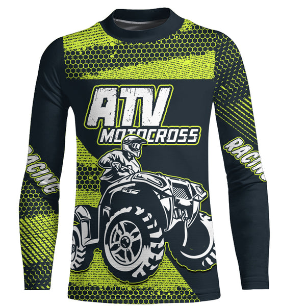 ATV Quad Bike Jersey Men Kid Women Motocross Riding Shirt Upf30+ ATV Motorcycle Jersey MX15