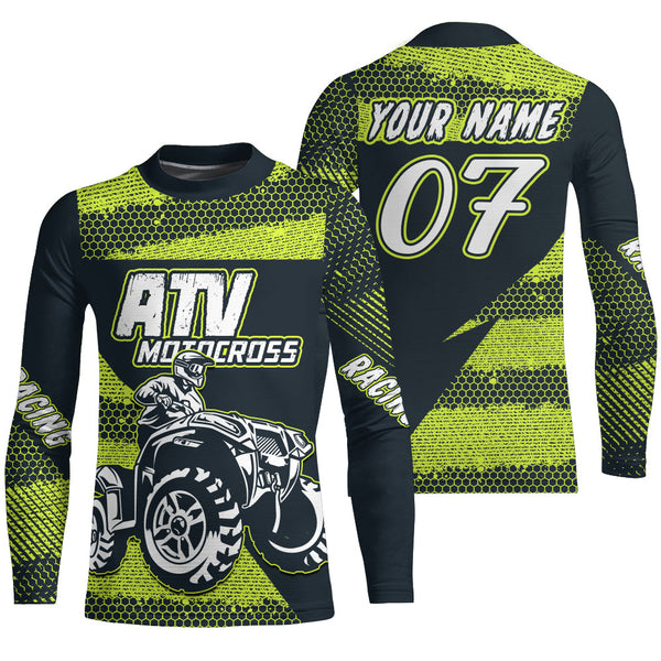 ATV Quad Bike Jersey Men Kid Women Motocross Riding Shirt Upf30+ ATV Motorcycle Jersey MX15