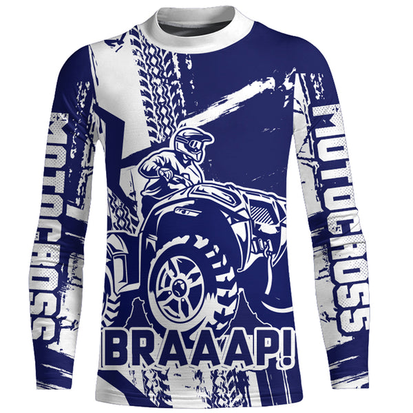 Custom ATV Racing Jersey Youth Upf30+ Quad Bike Shirt Men Kid Off-Road ATV Racing Jersey MX18