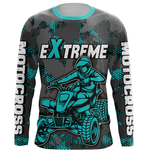 ATV Motocross Racing Jersey Kid Men Women Upf30+ Quad Bike ATV Racing Jersey Off-road MX25