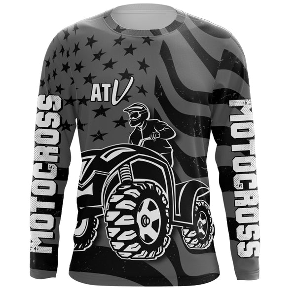 ATV Motocross Racing Jersey Upf30+ Custom ATV Quad Bike Jersey Men Kid Women Riding MX67