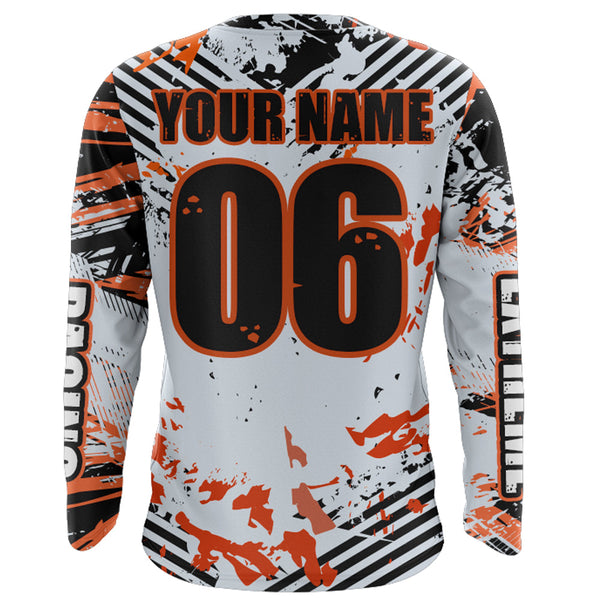 Motocross Racing Jersey Men Kid MX Custom UV Protective Youth Dirt Bike Off-road Shirt XM64