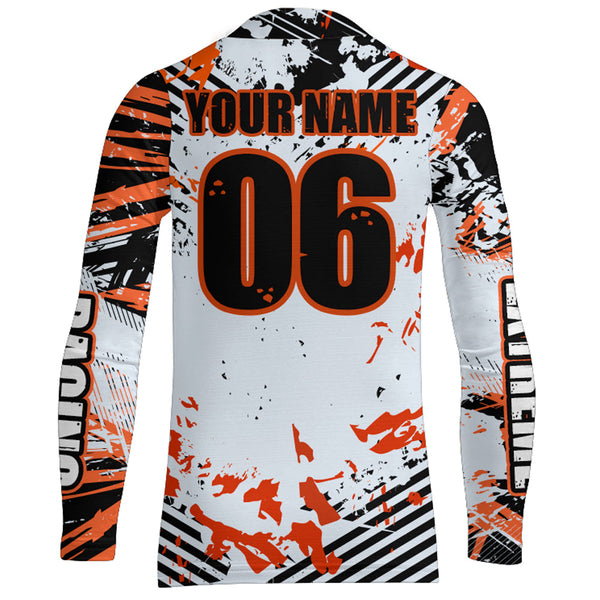 Motocross Racing Jersey Men Kid MX Custom UV Protective Youth Dirt Bike Off-road Shirt XM64