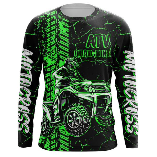 ATV Motocross Jersey Men Kid Women Upf30+ Custom ATV Riding Shirt Quad Bike ATV Racing MX51