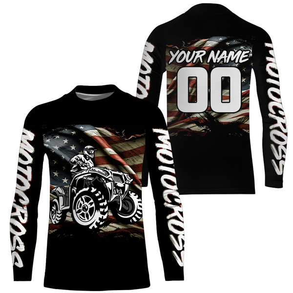 ATV Motocross Racing Jersey Upf30+ Quad Bike Jersey Men Kid Women ATV American MX35