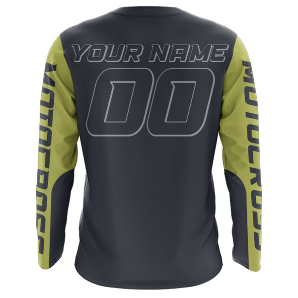 Custom Motocross Jersey UPF30+ Extreme Dirt Bike Jersey Boys MX Racing Kid Youth Men Off-Road XM03