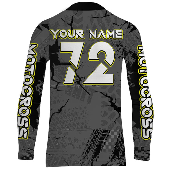 American Flag Motocross Racing Jersey UPF30+ Patriotic Dirt Bike Jersey Off-Road Motorcycle Shirt| XM08