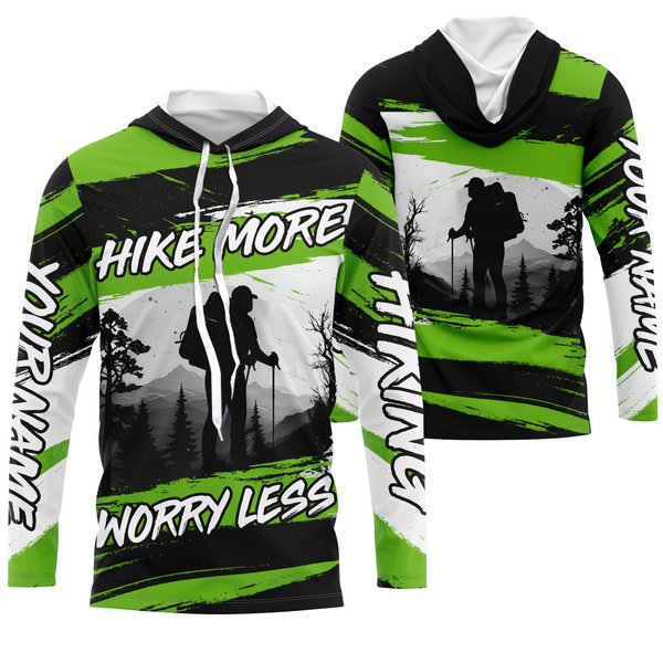 Hiking Shirt For Men Women Upf30+ Green Hiking Shirts Short & Long Sleeved Clothes HM14