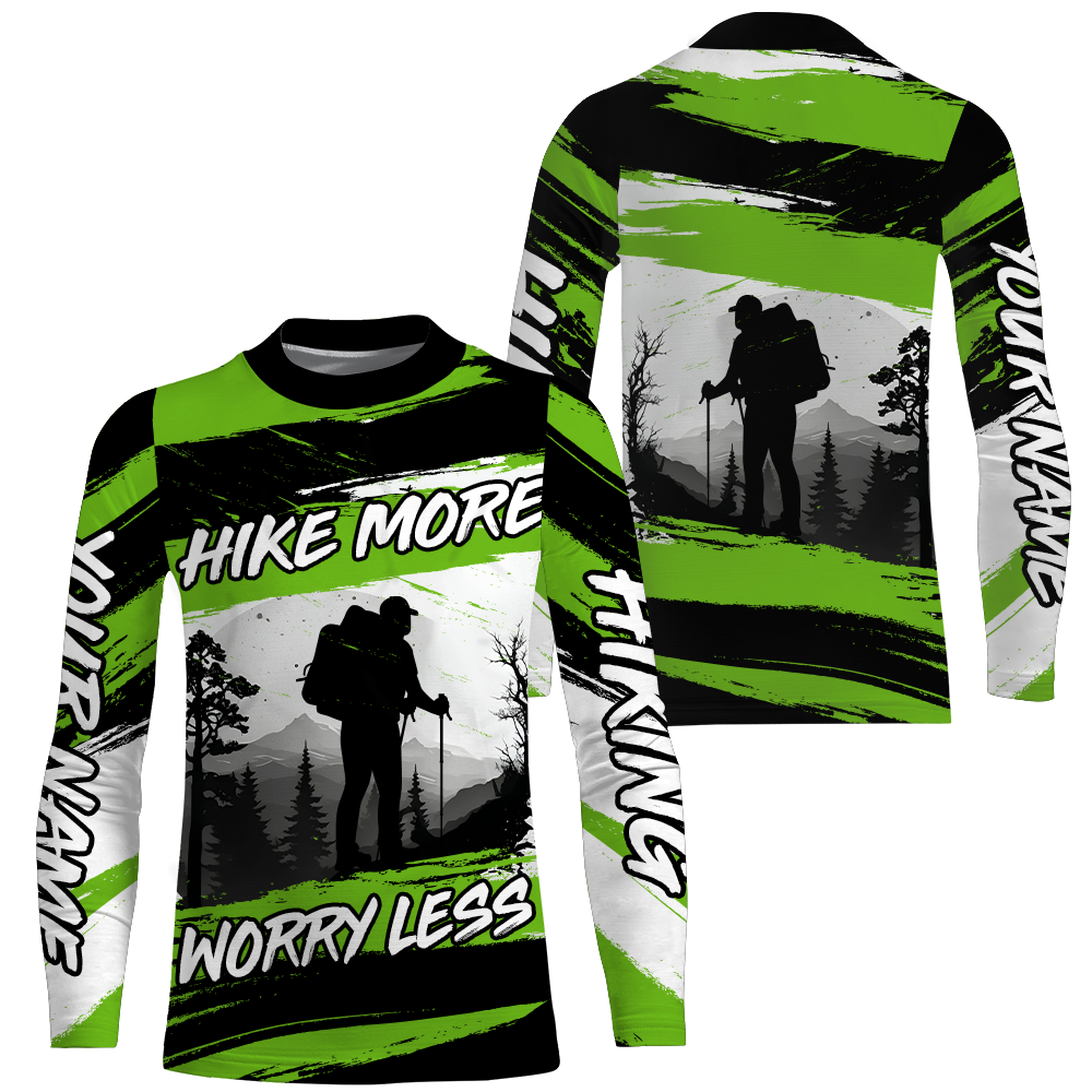 Hiking Shirt For Men Women Upf30+ Green Hiking Shirts Short & Long Sleeved Clothes HM14