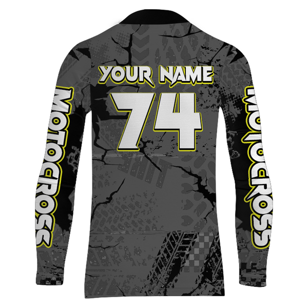 ATV Motocross Jersey Men Kid Youth Upf30+ Quad Bike Shirt Off-Road ATV Racing Jersey MX03