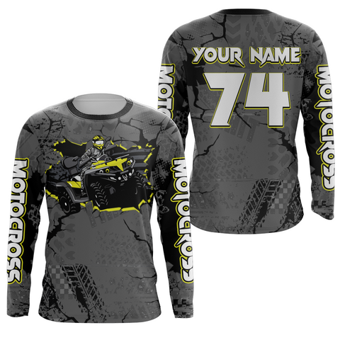 ATV Motocross Jersey Men Kid Youth Upf30+ Quad Bike Shirt Off-Road ATV Racing Jersey MX03