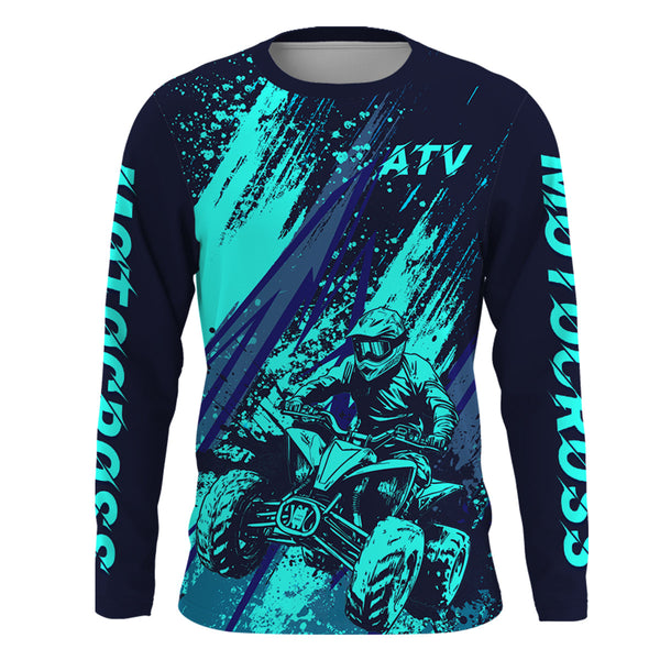 ATV Motocross Racing Jersey Upf30+ Kid Men Women Quad Bike Shirt ATV Off-Road Jersey MX64