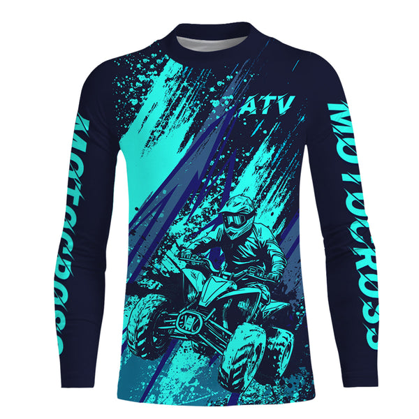 ATV Motocross Racing Jersey Upf30+ Kid Men Women Quad Bike Shirt ATV Off-Road Jersey MX64