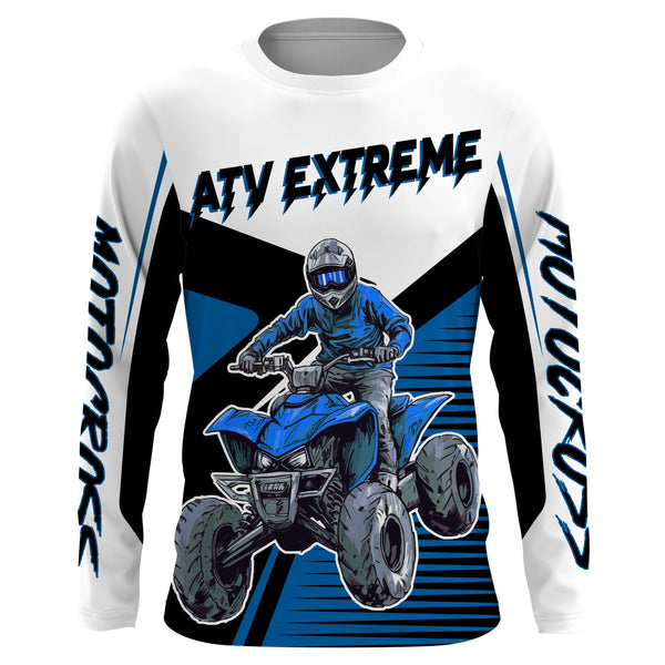 Personalized ATV Motocross Racing Jersey Upf30+ Quad Bike Shirt Kid Youth Men ATV Riding Jersey MX34