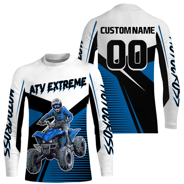 Personalized ATV Motocross Racing Jersey Upf30+ Quad Bike Shirt Kid Youth Men ATV Riding Jersey MX34