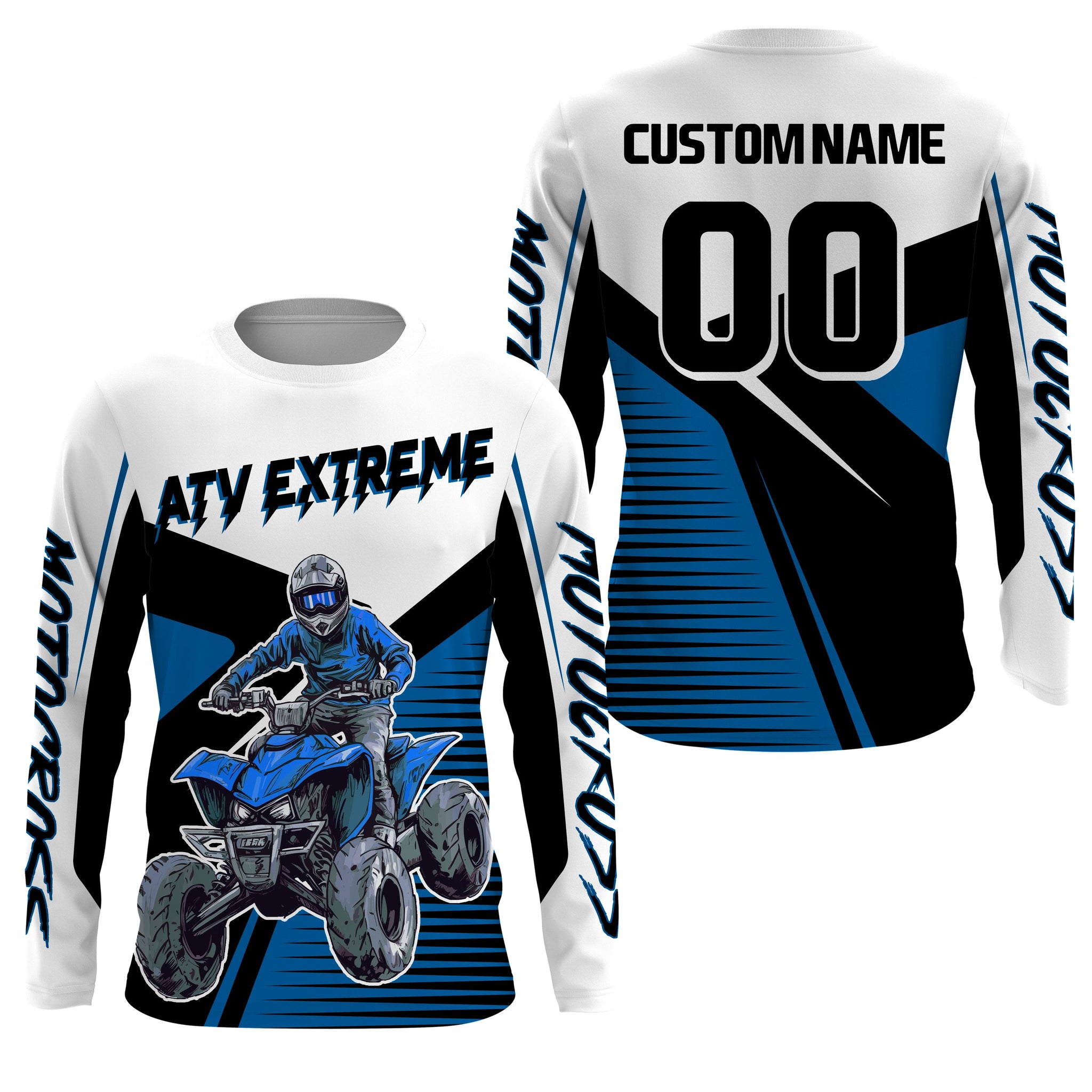 Personalized ATV Motocross Racing Jersey Upf30+ Quad Bike Shirt Kid Youth Men ATV Riding Jersey MX34