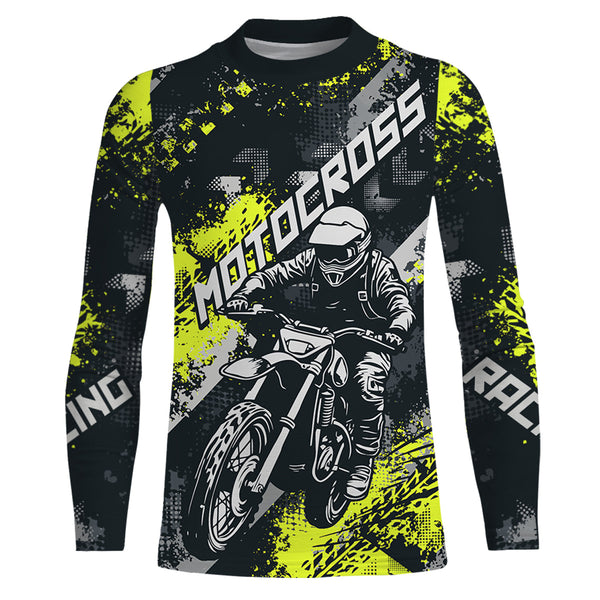 Motocross Racing Jersey Men Kid Women Upf30+ Youth Dirt Bike Shirt MX Off-Road Jersey XM241