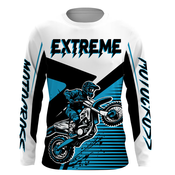 Personalized Motocross Jersey Kid&Adult Upf30+ Dirt Bike Racing Off-Road Motorcycle Jersey XM45