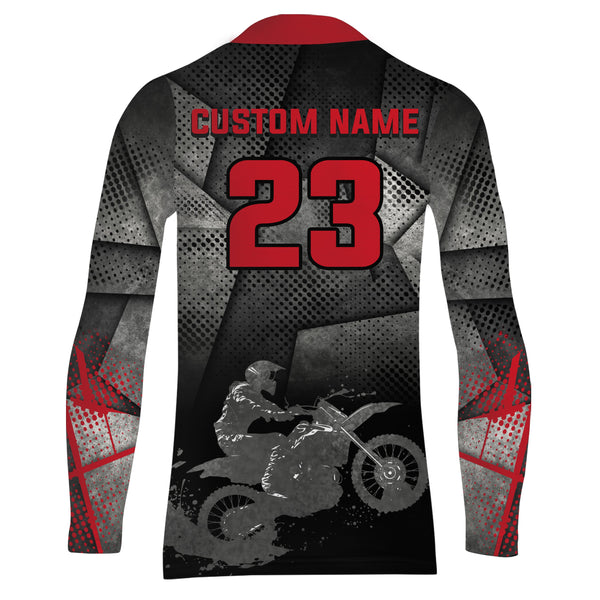 Custom Motocross Racing Jersey UPF30+ Adult&Kid Dirt Bike Extreme Off-Road MX Racing Shirt XM79