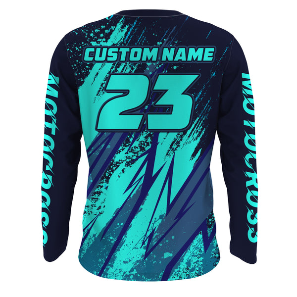 Motocross Jersey UPF30+ Kid&Adult Dirt Bike Racing Shirt Off-Road Motorcycle Men Kid Boy Girl XM84