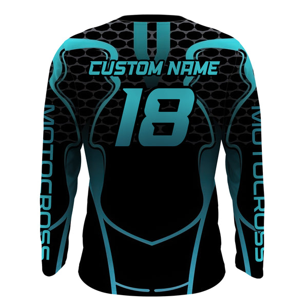 Racing Jersey Motocross Youth Blue Upf30+ Dirt Bike Off-Road MX Jersey Men Kid Motorcycle XM151