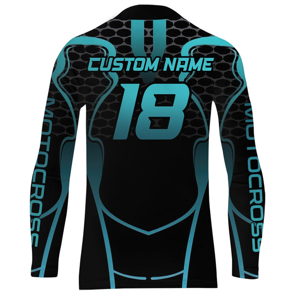 Racing Jersey Motocross Youth Blue Upf30+ Dirt Bike Off-Road MX Jersey Men Kid Motorcycle XM151