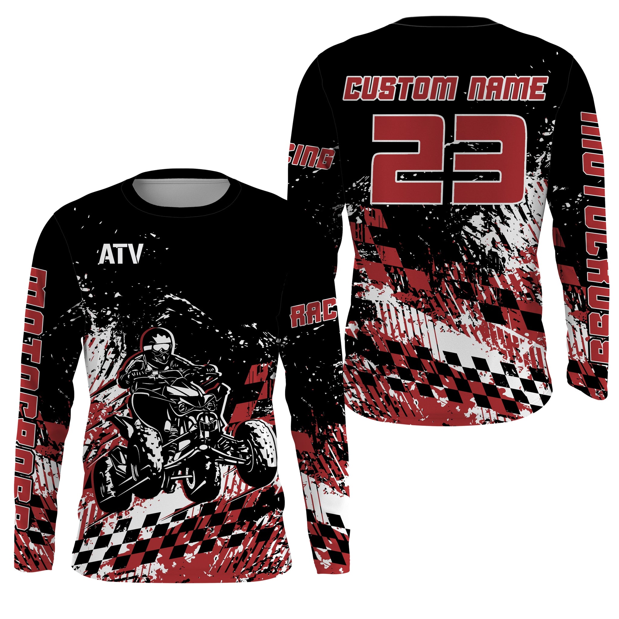 Personalized ATV Motocross Jersey Upf30+ Quad Bike Shirt Adult Youth  ATV Motorcycle Jersey MX11