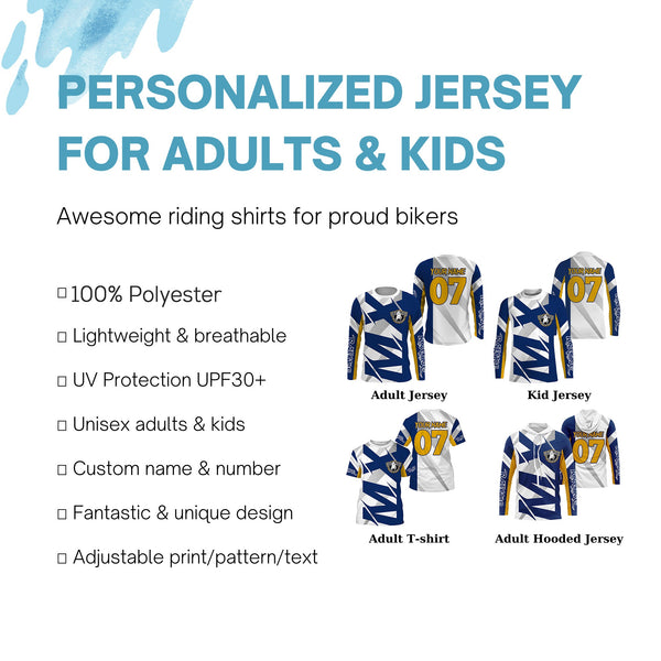 MX racing custom motocross jersey kids men women dirt bike MotoX motorcycle offroad rider racewear NMS1021