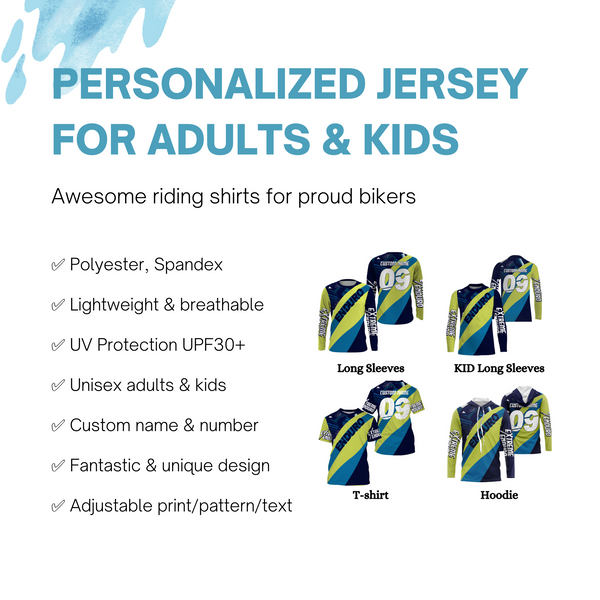 Extreme Enduro Personalized Jersey UPF30+ Off-road Dirt Bike Racing Adult&Kid Mountain Terrain Race| NMS707