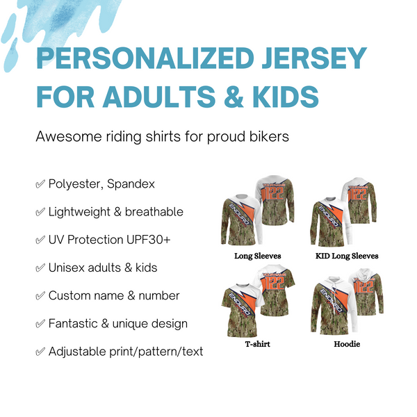 Terrain Enduro Personalized Jersey UPF30+ Extreme Off-road Dirt Bike Racing Adult&Kid Mountain Race| NMS706